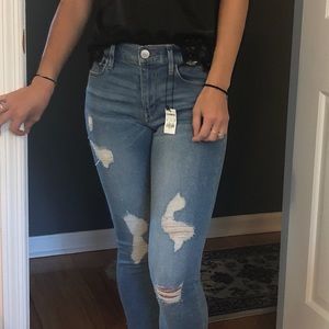 Express mid rise jeans